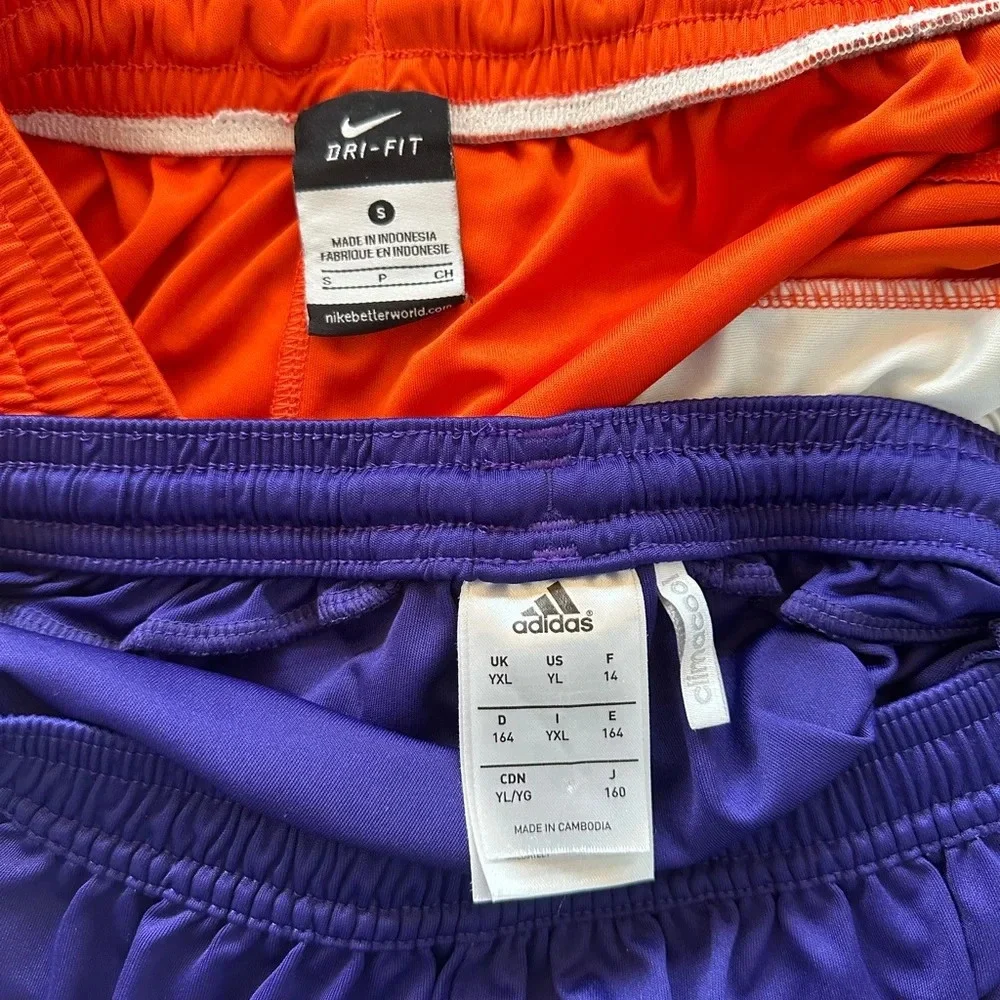 NIKE & ADIDAS Boy’s Youth Shorts Bundle of 2